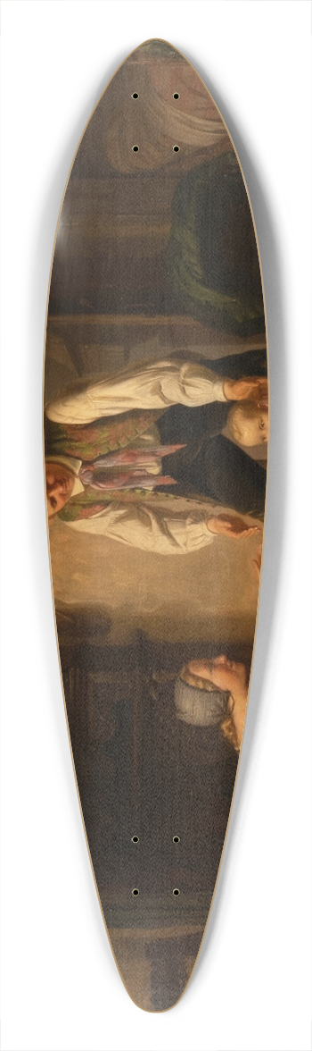 Franz Wieschebrink - The first steps 39.3 inch art pintail longboard deck