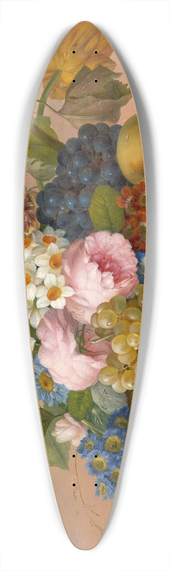 Franz Xaver Petter - Blumenstillleben 39.3 inch art pintail longboard deck