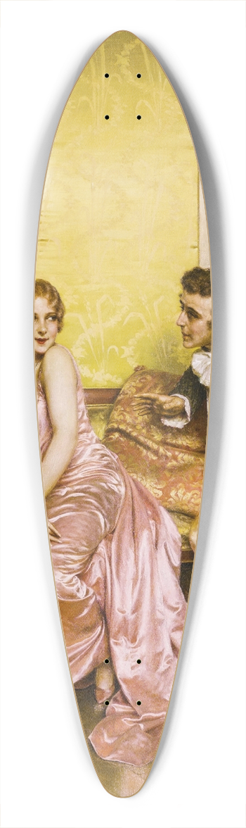 Frdric Soulacroix - Courtship 39.3 inch art pintail longboard deck