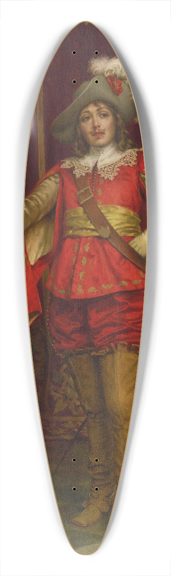 Frdric Soulacroix - The Cavalier 39.3 inch art pintail longboard deck