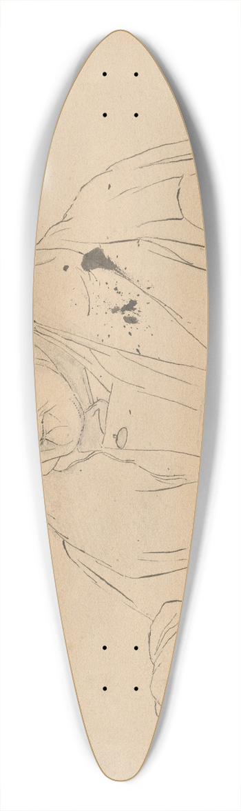 Frederic Edwin Church - Alexander Thomson 39.3 inch art pintail longboard deck