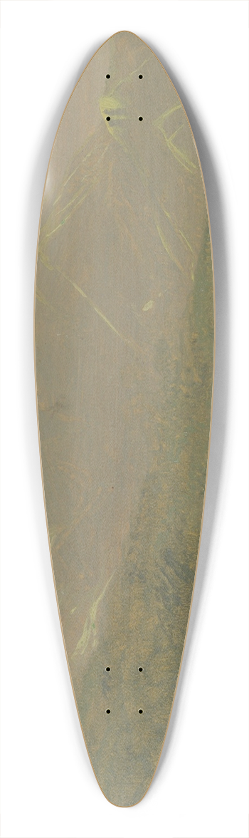 Frederic Edwin Church - Mountain Landscape 39.3 inch art pintail longboard deck