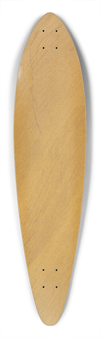 Frederic Edwin Church - Mountainous landscape 39.3 inch art pintail longboard deck