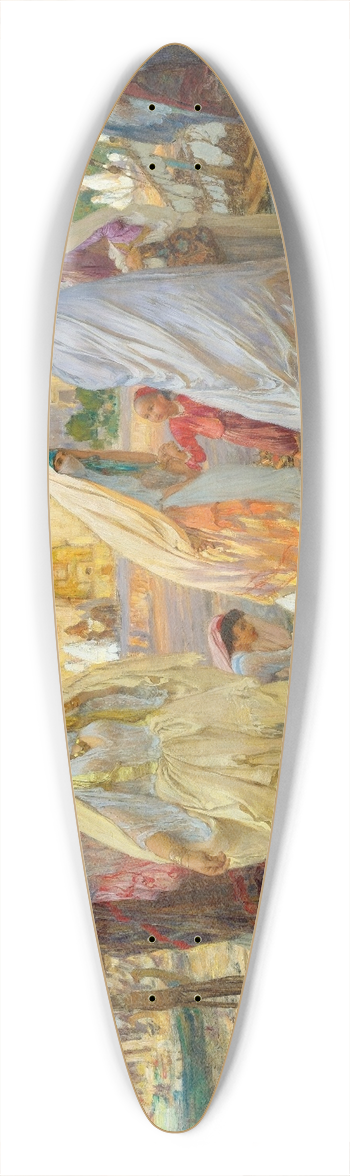 Frederick Arthur Bridgman - Aprs La Fte;-Port Dalger 39.3 inch art pintail longboard deck