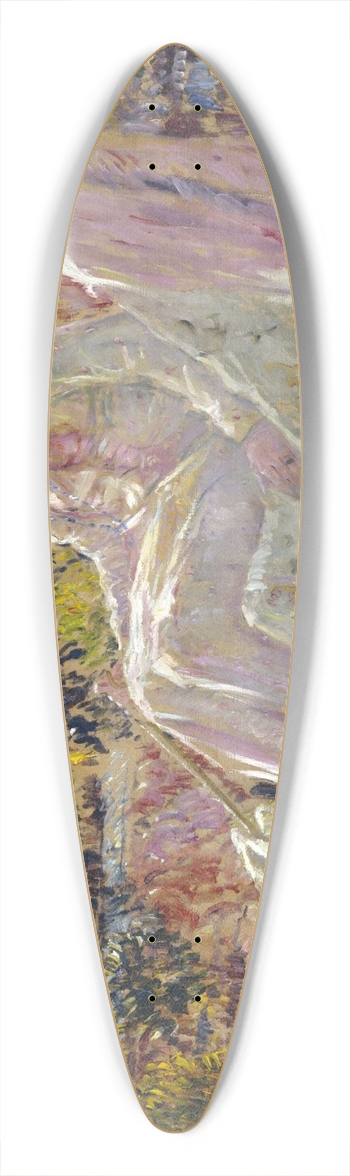 Frederick Carl Frieseke - Sunbath 39.3 inch art pintail longboard deck