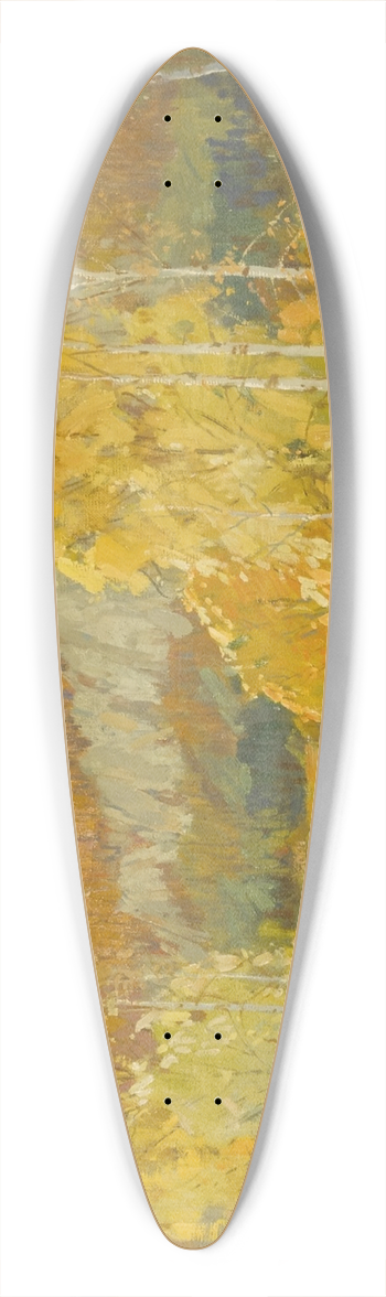 Frederick John Mulhaupt - Autumn 39.3 inch art pintail longboard deck