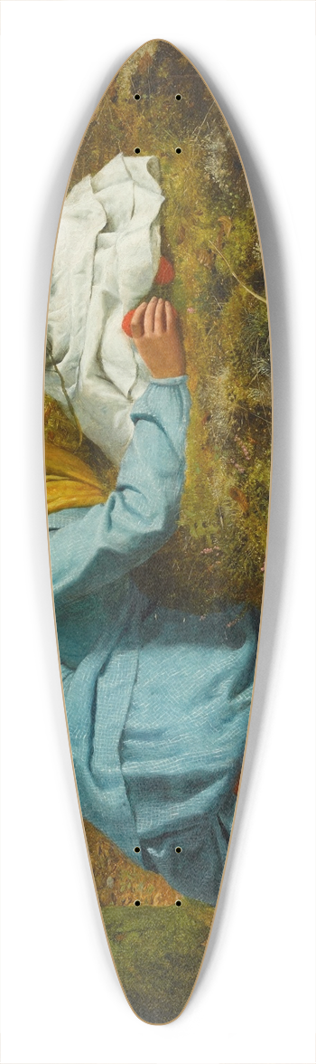 Frederick Richard Pickersgill - Happy hours (The path where the brown leaves are spread) 39.3 inch art pintail longboard deck