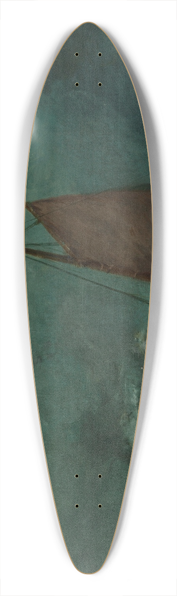 Frederick W. Kost - Princes Bay, Staten Island 39.3 inch art pintail longboard deck