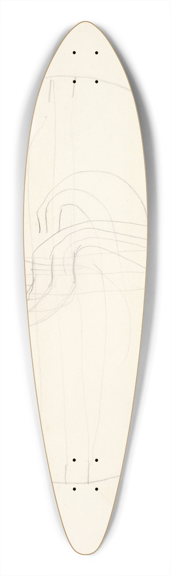 Frederic Leighton - Circular Diagram 39.3 inch art pintail longboard deck
