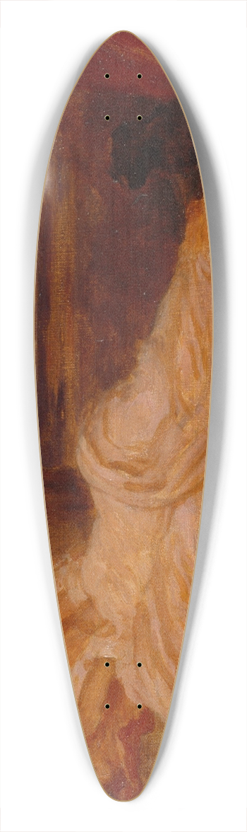 Frederic Leighton - Colour study for Cymon and Iphigenia 39.3 inch art pintail longboard deck