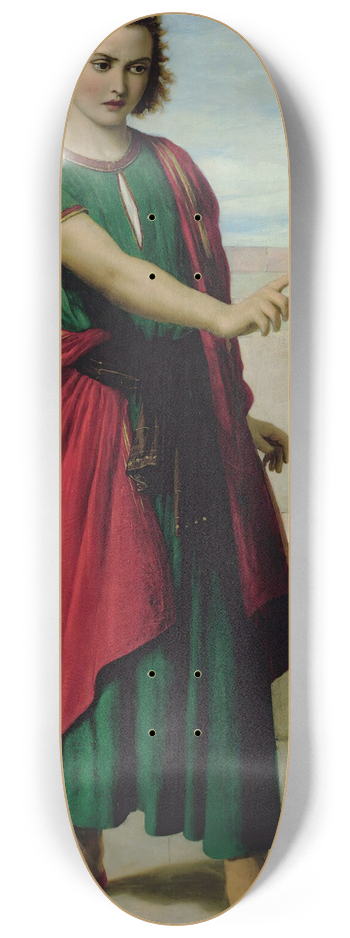 John Rogers Herbert - The Boy Daniel Condemning The False Elder 8.25 inch art skate deck