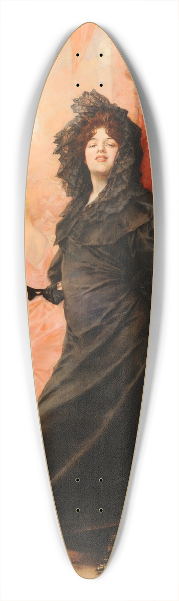 Frederik Hendrik Kaemmerer - Masquerade 39.3 inch art pintail longboard deck