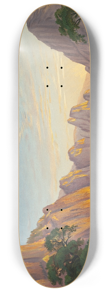 John Ross Key - Yosemite Valley, Looking West 8.25 inch art skate deck