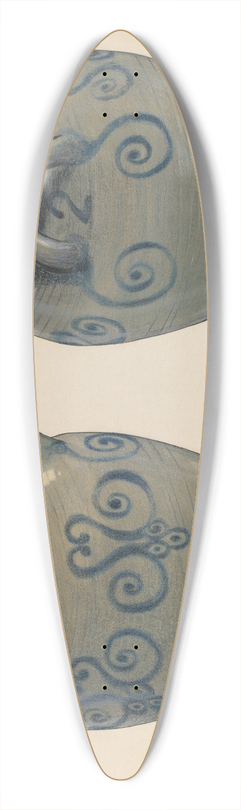 Fred Weiss - Crock 39.3 inch art pintail longboard deck