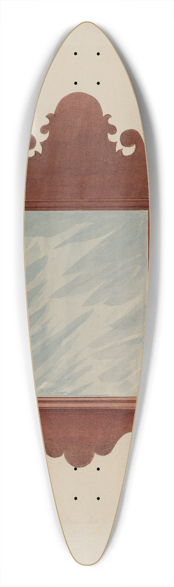 Fred Weiss - Mirror 39.3 inch art pintail longboard deck