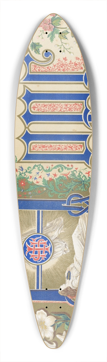 Freeman Gage Delamotte - Hope 39.3 inch art pintail longboard deck
