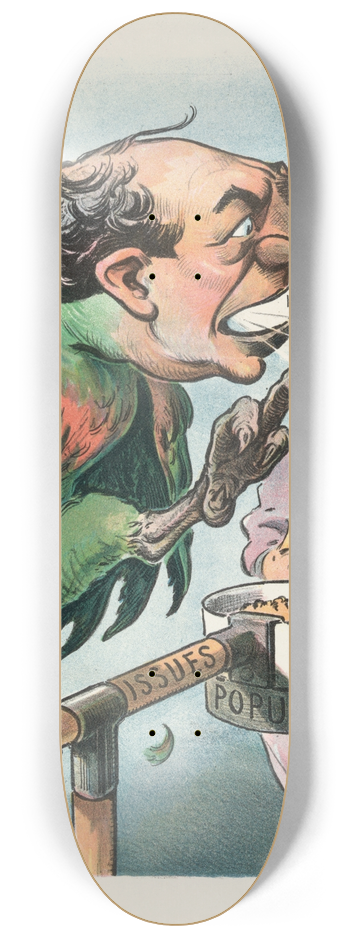 John Samuel Pughe - A chattering nuisance 8.25 inch art skate deck