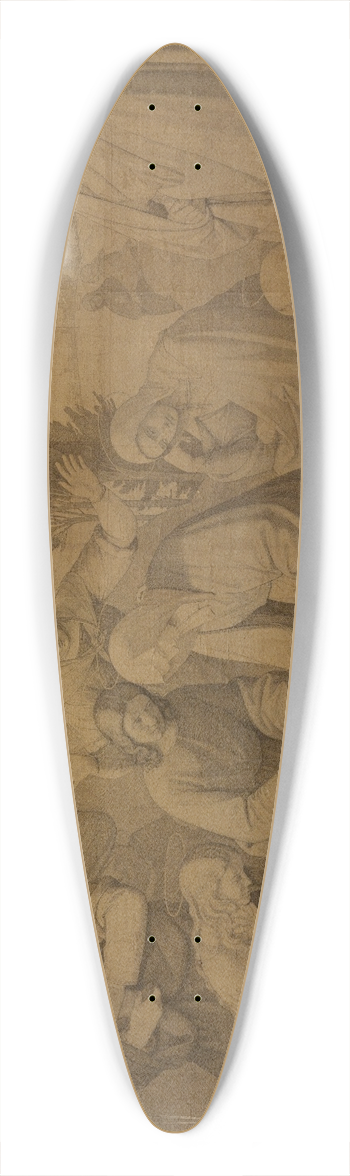 Friedrich Overbeck - Beweinung Christi 39.3 inch art pintail longboard deck