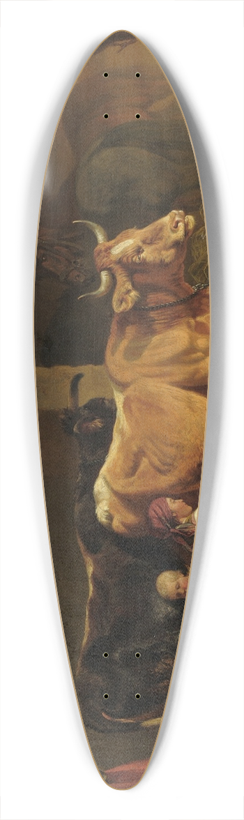 Friedrich Voltz - In the Barn 39.3 inch art pintail longboard deck