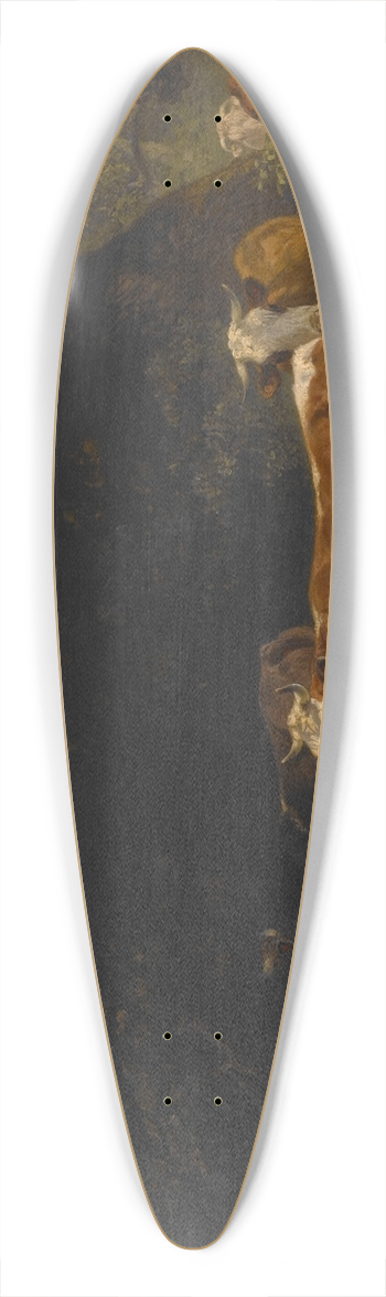 Friedrich Voltz - Landscape 39.3 inch art pintail longboard deck