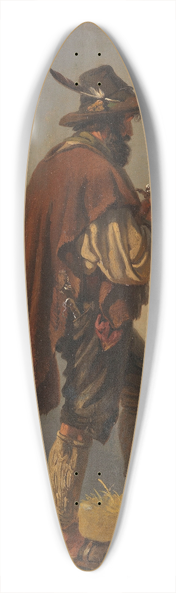 Friedrich Voltz - Senner 39.3 inch art pintail longboard deck