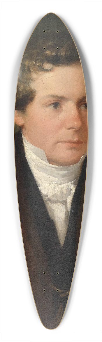Friedrich von Amerling - Bildnis Dr. Stephan Schroff 39.3 inch art pintail longboard deck