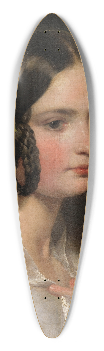 Friedrich von Amerling - Bildnis eines Mdchens 39.3 inch art pintail longboard deck
