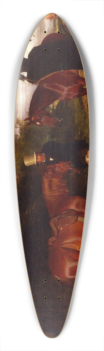 Friedrich Wilhelm Keyl - At the Blacksmiths Shop 39.3 inch art pintail longboard deck