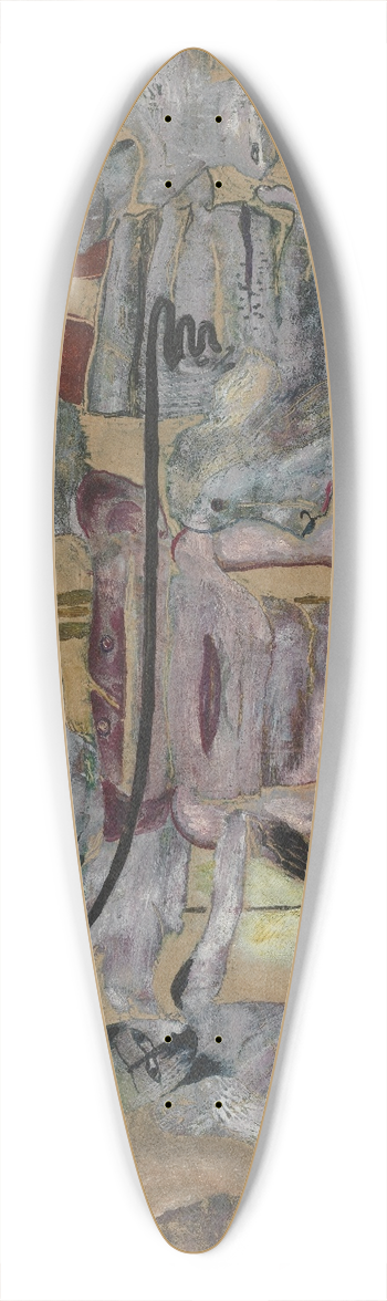 Frits van den Berghe - The Monster 39.3 inch art pintail longboard deck