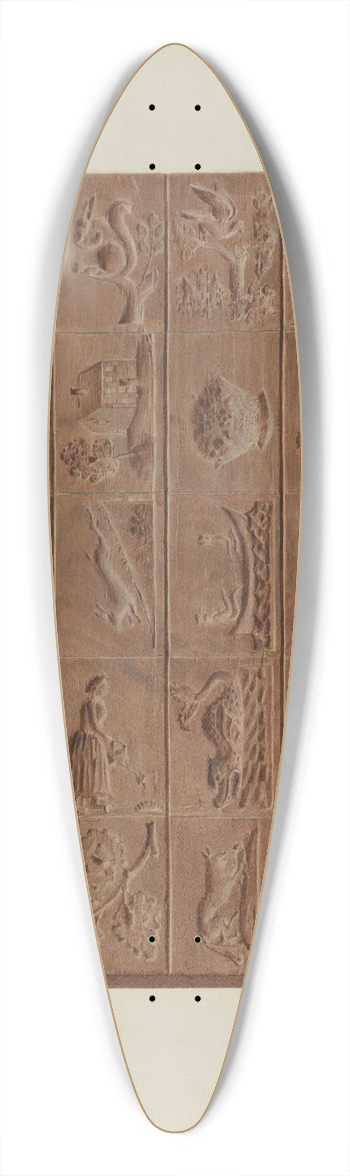 Fritz Boehmer - Springerle Board for Christmas Cakes 39.3 inch art pintail longboard deck
