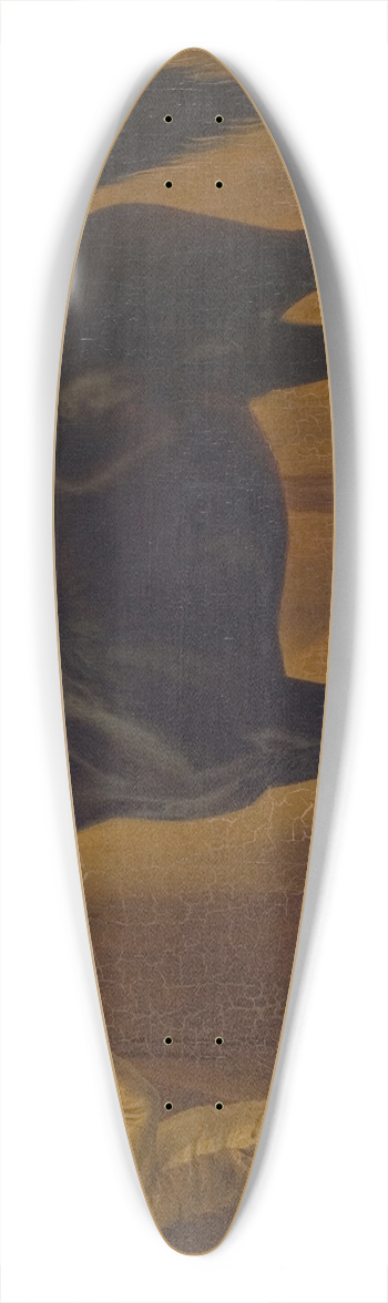 Fritz Thomsen - Black Comet 39.3 inch art pintail longboard deck