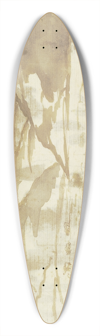 Gaspard Dughet - Mountain landscape 39.3 inch art pintail longboard deck