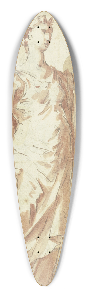 Gaspare Diziani - Venus mit Cupido (Scheinskulptur) 39.3 inch art pintail longboard deck
