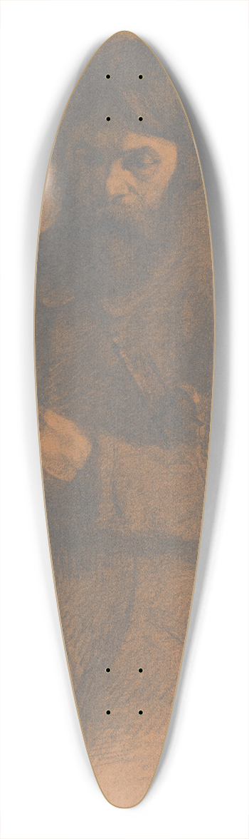 Gejza Kukn - Portrt starca 39.3 inch art pintail longboard deck