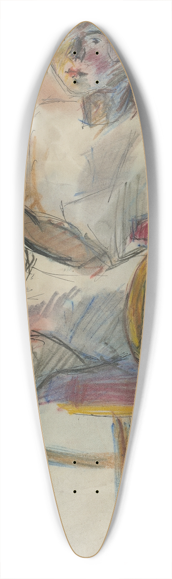 Gejza Schiller - tdia detskej postavy 39.3 inch art pintail longboard deck