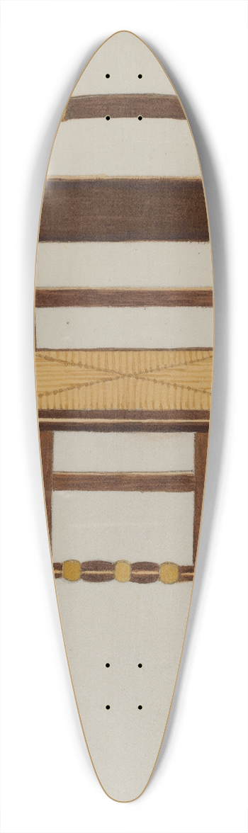 Genevieve Sherlock - Chair 39.3 inch art pintail longboard deck
