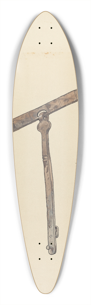 Geoffrey Holt - Latch 39.3 inch art pintail longboard deck