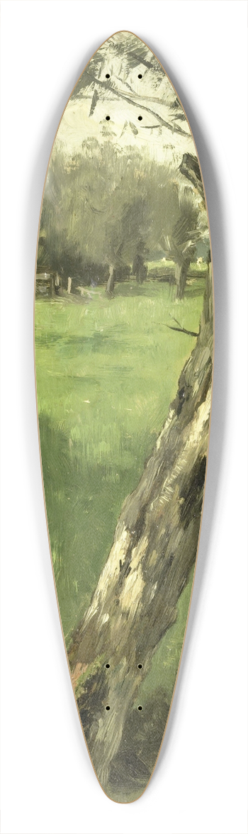 Geo Poggenbeek - The Willow 39.3 inch art pintail longboard deck