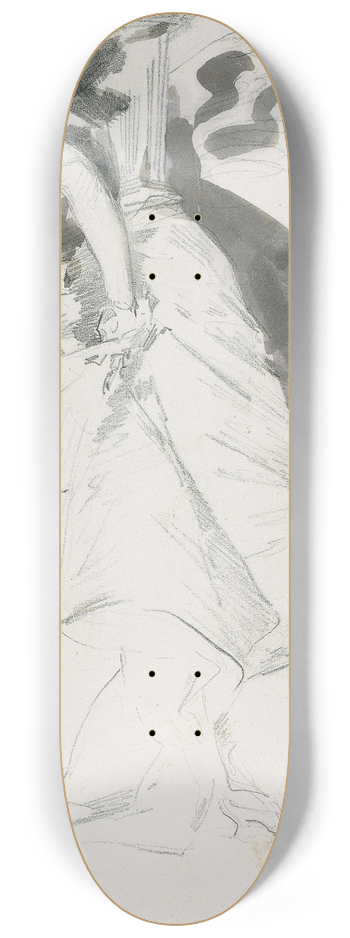 John Singer Sargent - After El-Jaleo 8.25 inch art skate deck