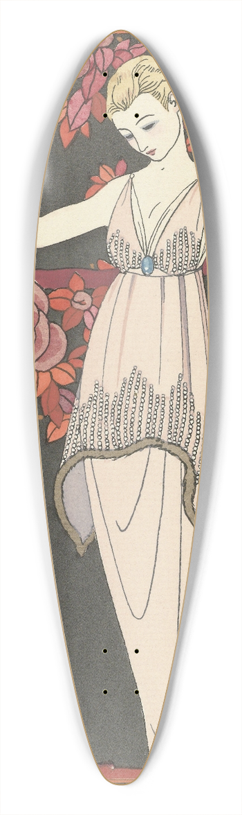 George Barbier - LArbre de science /Robe du soir de Doeuillet 39.3 inch art pintail longboard deck