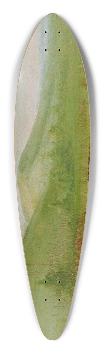 George Catlin - Ball-Play Dance, Choctaw 39.3 inch art pintail longboard deck