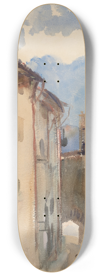 John Singer Sargent - Camprodon, Spain 8.25 inch art skate deck