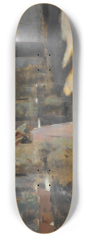 John Singer Sargent - Capri Girl on a Rooftop 8.25 inch art skate deck