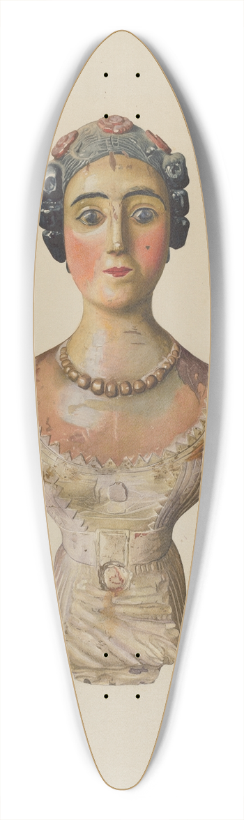George Constantine - Figurehead 39.3 inch art pintail longboard deck