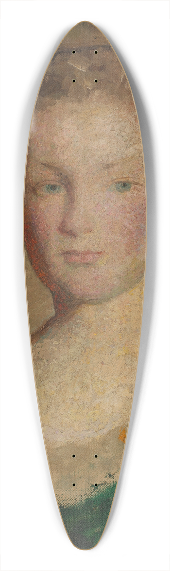 George de Forest Brush - Nancy 39.3 inch art pintail longboard deck