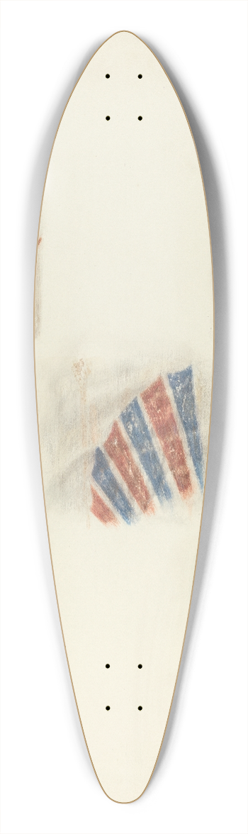 George E. Rhone - Technique Demonstration 39.3 inch art pintail longboard deck