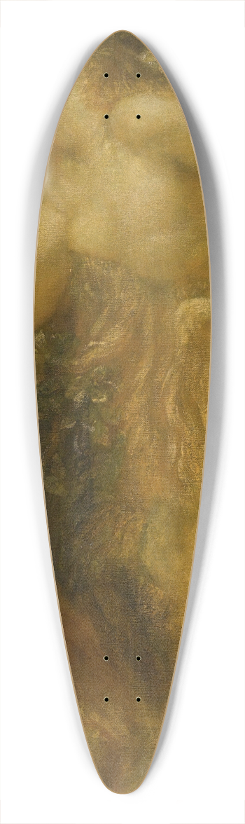George Frederic Watts - Eve Tempted 39.3 inch art pintail longboard deck