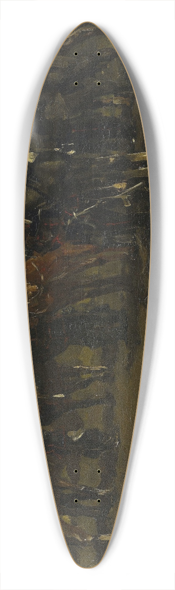 George Hendrik Breitner - Cavalry at Repose 39.3 inch art pintail longboard deck