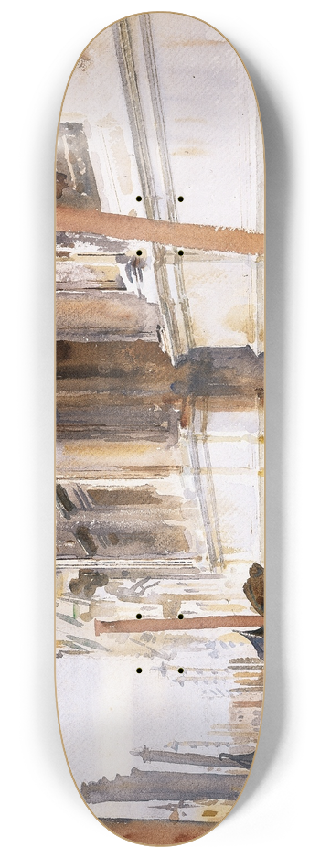 John Singer Sargent - Gondoliers Siesta 8.25 inch art skate deck