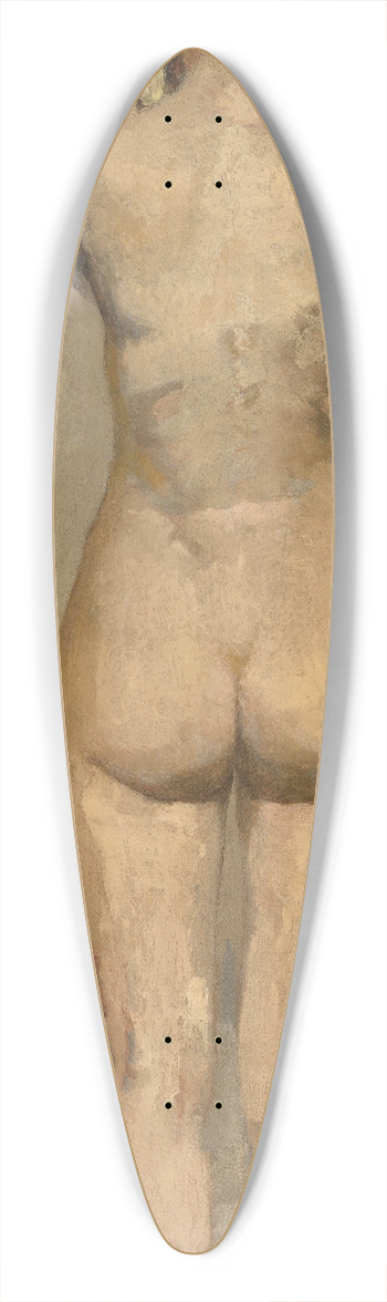 George Hendrik Breitner - Standing Nude 39.3 inch art pintail longboard deck